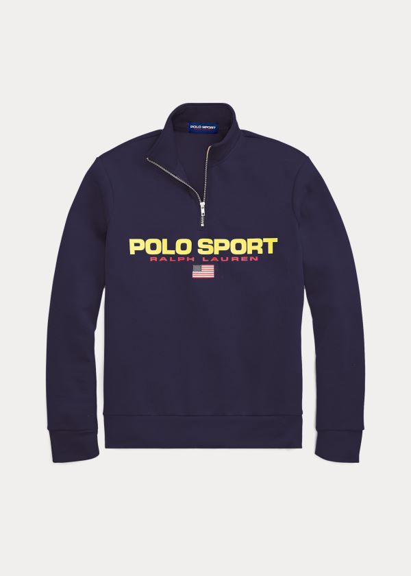 Sudaderas Polo Ralph Lauren Hombre Azul Marino - Polo Sport Fleece - PXGVQ9340